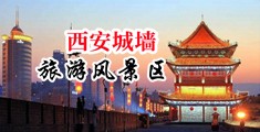 鸡巴日骚逼逼视频中国陕西-西安城墙旅游风景区
